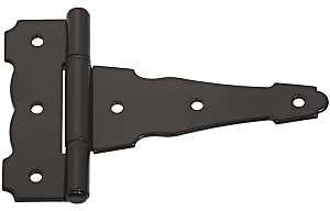 National Hardware N881-904 T-Hinge, Steel, Black