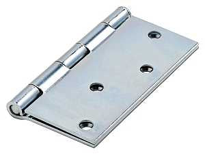 National Hardware N830-195 Door Hinge, Steel, Zinc, Full-Mortise Mounting