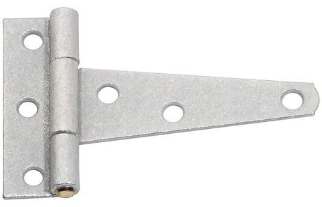 National Hardware N128-777 T-Hinge, 27/32 in W Frame Leaf, 2-1/4 in H Frame Leaf, Galvanized Steel, Tight Pin, 18 lb