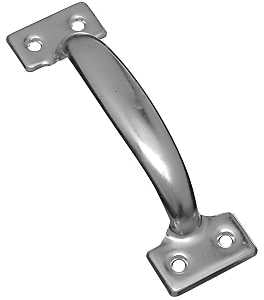 National Hardware N116-707 Door Pull, 1-3/4 in W, 1.62 in D, Steel, Zinc