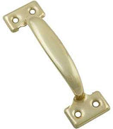 National Hardware N226-878 Door Pull, 1-1/2 in W, Steel, Brass