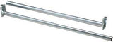 National Hardware DPV209 N338-327 Closet Rod, 48 to 72 in L, Steel, Bright