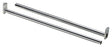 National Hardware DPV209 Series N338-335 Closet Rod, 72 to 120 in L, Steel, Bright