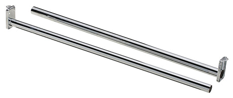 National Hardware DPV209 Series N338-335 Closet Rod, 72 to 120 in L, Steel, Bright