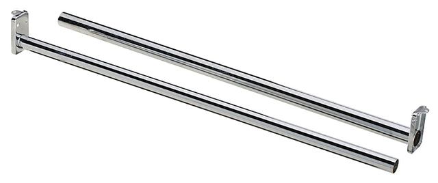 National Hardware DPV209 Series N338-335 Closet Rod, 72 to 120 in L, Steel, Bright