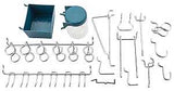 National Hardware N112-058 Peg Hook Assortment, 1/8, 1/4 in Opening, Steel, Zinc