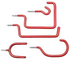 National Hardware V2238 N112-036 Hook Assortment, Steel, Red, Zinc