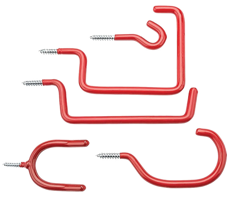 National Hardware V2238 N112-036 Hook Assortment, Steel, Red, Zinc