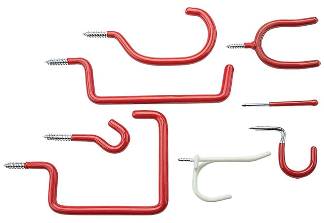 National Hardware V2240 N112-034 Hook Assortment, Steel, Red, Zinc