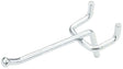 National Hardware N180-009 Peg Hook, 2 in L x 1 in W Dimensions, 2 in, 1/8, 1/4 in Opening, Steel, Zinc