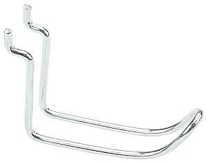 National Hardware N180-031 Peg Hook, 3 in, 1/8, 1/4 in Opening, Steel, Zinc