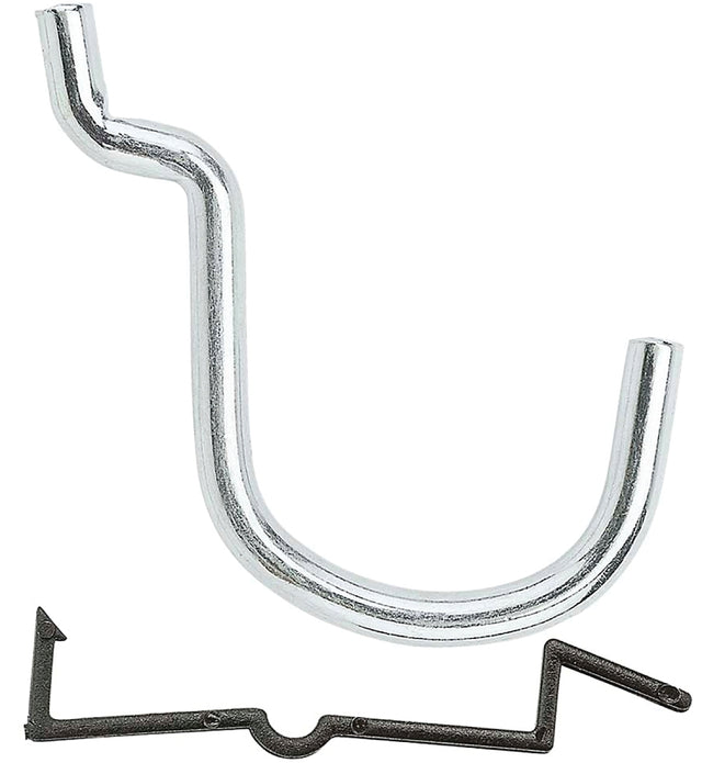 National Hardware N180-019 Peg Hook, 1-1/2 in, 1/4 in Opening, Steel, Zinc