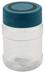 National Hardware N112-098 Jar, Magnetic, Plastic, Clear Blue