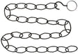 National Hardware V2660 Series N275-057 Extender Chain Kit, 36 in L, Steel, Black