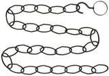 National Hardware V2660 Series N275-057 Extender Chain Kit, 36 in L, Steel, Black