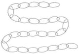 National Hardware V2662 Series N275-016 Extension Chain, 36 in L, Steel, White