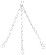 National Hardware V2663 Series N275-040 Flower Plant Chain, 18 in L, Steel, White