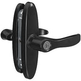 National Hardware V1332 Series N349-381 Door Lever, Zinc, Black