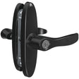 National Hardware V1332 Series N349-381 Door Lever, Zinc, Black