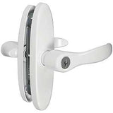 National Hardware V1332 Series N349-399 Door Lever, Zinc, White