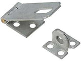 National Hardware V30 Series N102-723 Safety Hasp, 2-1/2 in L, Galvanized Steel, Non-Swivel Staple