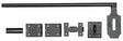 National Hardware SPB809 Series N109-002 Lockable Cane Bolt, Steel