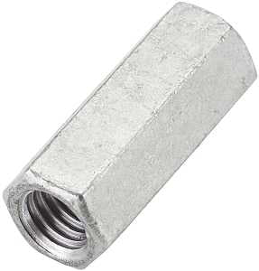 National Hardware 4013BC Series N182-710 Coupling Nut, UNC Thread, 1/2-13 Thread, Galvanized