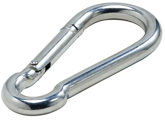 National Hardware 3112BC Series N830-308 Interlocking Spring Snap, 738 lb Working Load, Steel, Zinc