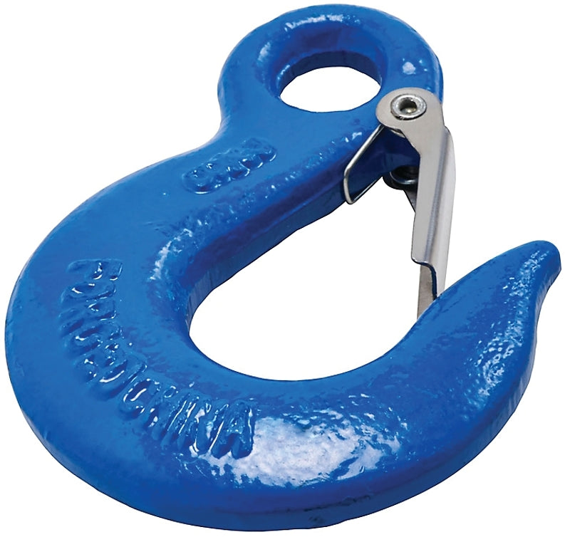 National Hardware 3247BC Series N830-317 Eye Slip Hook, 3/8 in, 5400 lb Working Load, Steel, Blue