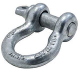 National Hardware 3250BC Series N830-310 Anchor Shackle, 6500 lb Working Load, Galvanized Steel