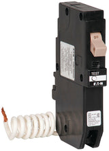 Eaton CHFN115GF Circuit Breaker, CH, GFCI, 15 A, 1-Pole, 120/240 VAC, Pigtail