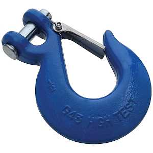 National Hardware 3243BC Series N282-061 Clevis Slip Hook, 1/2 in, 9200 lb Working Load, Steel, Blue