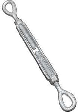 National Hardware 3270BC Series N177-428 Turnbuckle, 2700 lb Working Load, 5/8 in Thread, Eye, Eye, 9 in L Take-Up