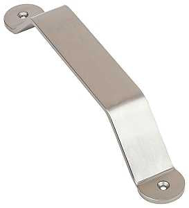 National Hardware N187-012 Bar Pull, 10 in H, Steel, Satin Nickel