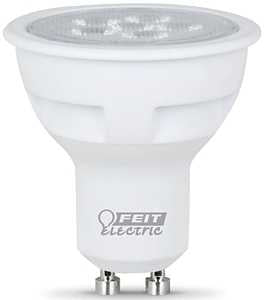 Feit Electric BPMR16/GU10/800/L LED Lamp, Track/Recessed, MR16 Lamp, 75 W Equivalent, GU10 Lamp Base, Dimmable