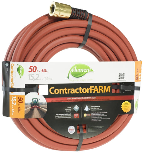 Swan ELCF58050 Water Hose, 50 ft L, Red