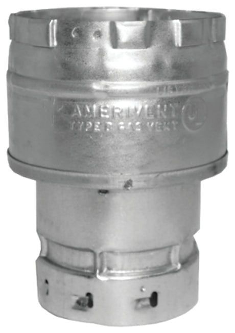 AmeriVent 3EIX4 Increaser, 3 x 4 in Connection, Aluminum/Steel