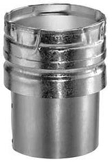 AmeriVent 4EDC Draft Hood Connector, 6.6 in OAL, Aluminum/Galvanized Steel