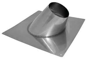 AmeriVent 8RF Roof Vent Flashing, 21 in OAL, 21 in OAW, Galvanized Steel