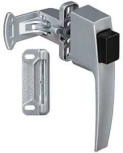 National Hardware V1326 Series N178-400 Pushbutton Latch, Zinc, 5/8 to 2 in Thick Door