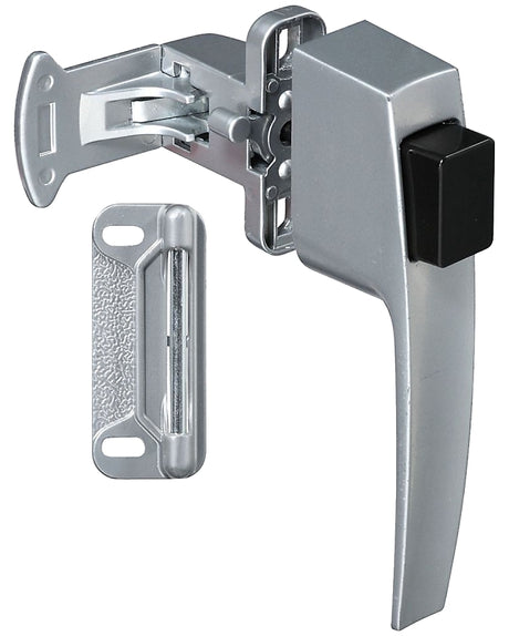 National Hardware V1326 Series N178-400 Pushbutton Latch, Zinc, 5/8 to 2 in Thick Door