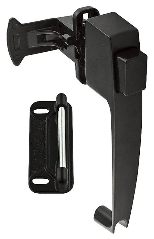 National Hardware V1313 Series N185-462 Pushbutton Latch, Zinc, 5/8 to 2 in Thick Door