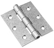 National Hardware N208-850 Broad Hinge, 3 in W Frame Leaf, 0.08 in Thick Frame Leaf, Cold Rolled Steel, Galvanized