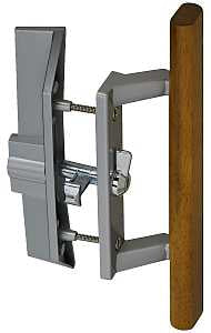 National Hardware V1363 Series N349-209 Handle and Latch Set, Keyed Key, Zinc, Aluminum