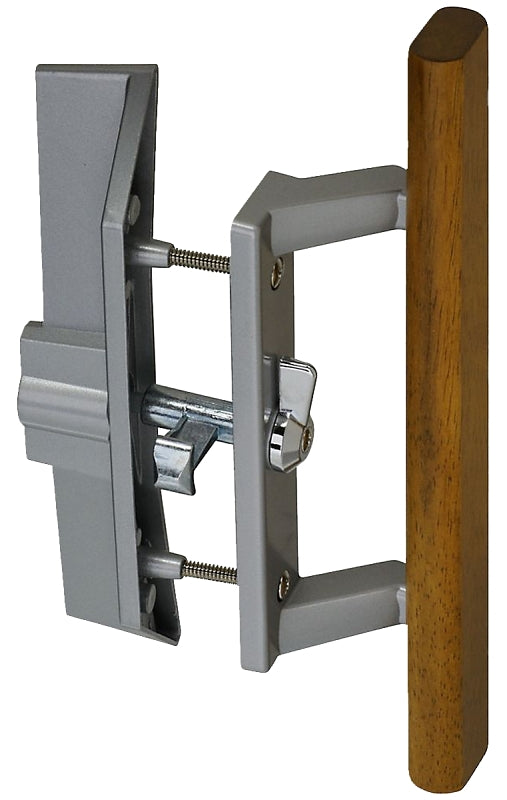 National Hardware V1363 Series N349-209 Handle and Latch Set, Keyed Key, Zinc, Aluminum