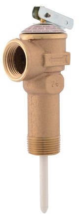 SharkBite NCLX-LX Series 23577-0150 Relief Valve, 3/4 in, MNPT x FNPT, Bronze Body