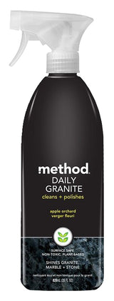 method 00065 Granite Cleaner, 28 oz Bottle, Liquid, Apple Orchard, Translucent