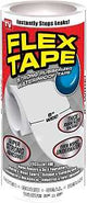 Flex Tape TFSWHTR0805 Tape, 5 ft L, 8 in W, Rubber Backing