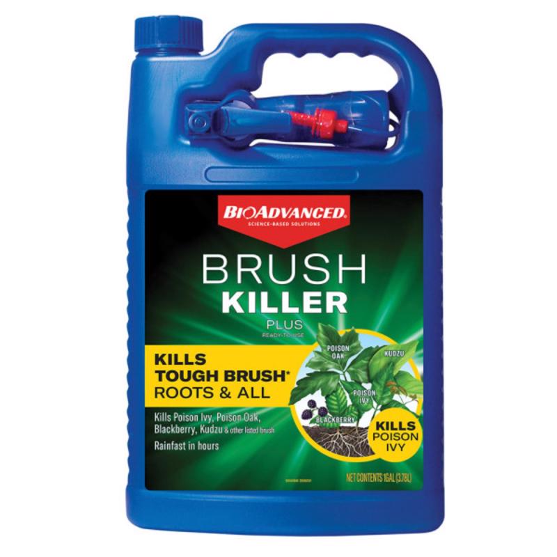 BioAdvanced Ready-to-Use Brush Killer RTU Liquid 1 gal, Pack of 4