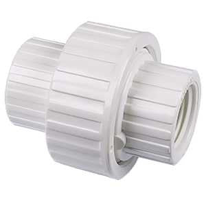 IPEX 435909 Pipe Union with Buna O-Ring Seal, 1-1/4 in, FPT, PVC, White, SCH 40 Schedule, 150 psi Pressure